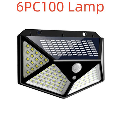 100LED solar wall light.