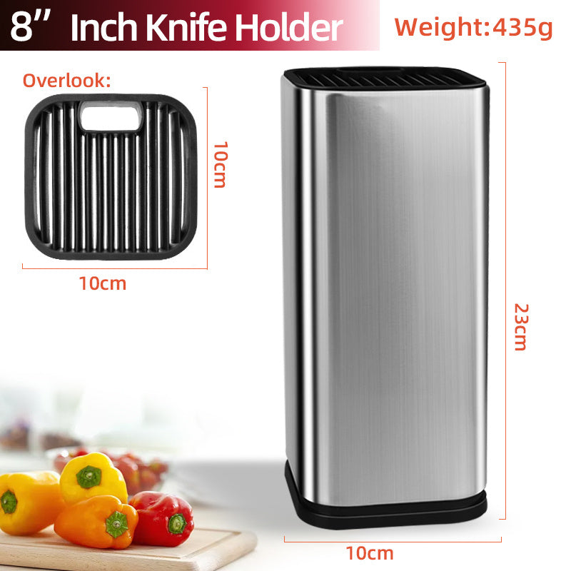 Drainable Knife and Chopping Board Holder - Compact Kitchen Organizer.