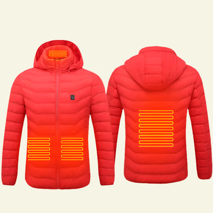 USB Electric Heated Jacket Cotton Coat.