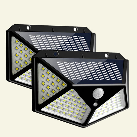 100LED solar wall light.