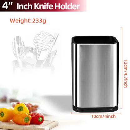 Drainable Knife and Chopping Board Holder - Compact Kitchen Organizer.