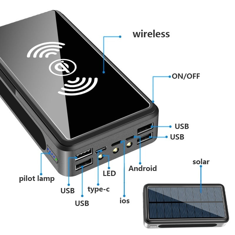 Solar Power Bank - 8000mah.