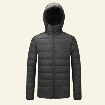 Men’s Lightweight Hooded Winter Jacket – Warm, Stylish & Portable Outerwear - Prime