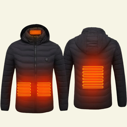 USB Electric Heated Jacket Cotton Coat.