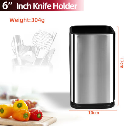 Drainable Knife and Chopping Board Holder - Compact Kitchen Organizer.