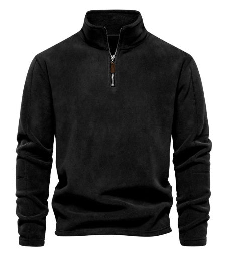 Zippered Sweatshirt - Cozy Winter Wear for Men - Prime