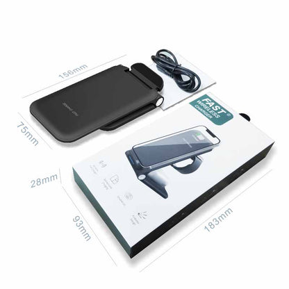 Desktop Vertical Multifunctional Three-in-one Wireless Charger.