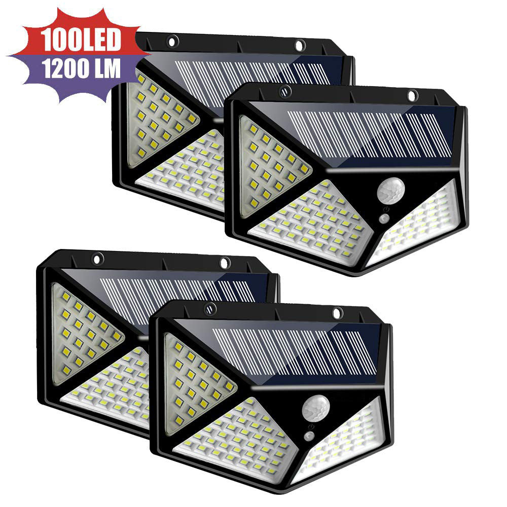 100LED solar wall light.