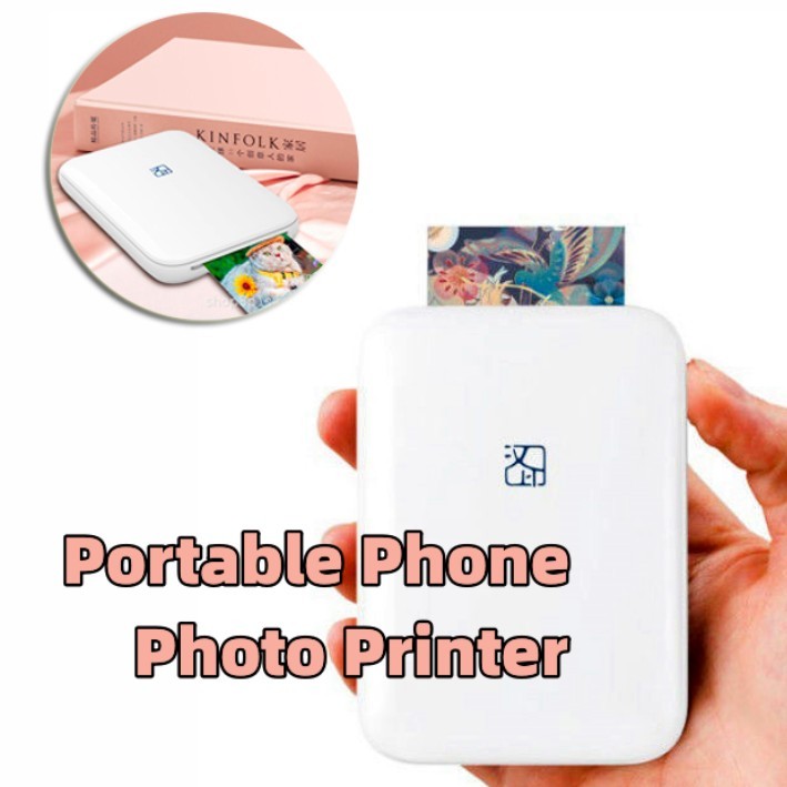 Portable Mini Full Color Wireless Bluetooth Photo Printer.