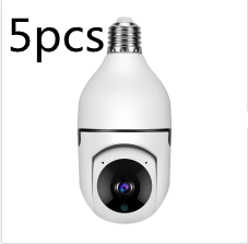 WiFi CAMERA 1080P Bulb 4X Zoom Camera E27 Home 5GWiFi Alarm Monitor.