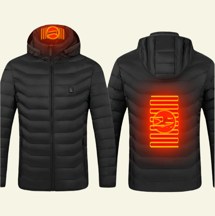 USB Electric Heated Jacket Cotton Coat.