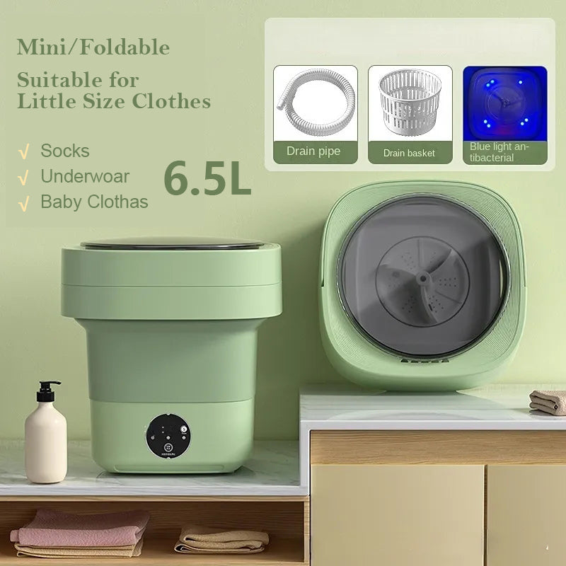 Mini Foldable Washing Machine for Socks & Undergarments.