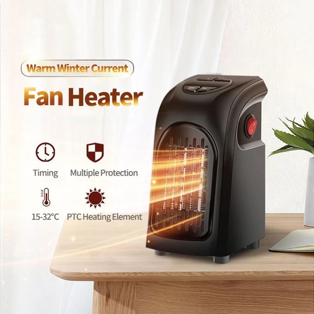 Efficient Mini Electric Wall Heater.