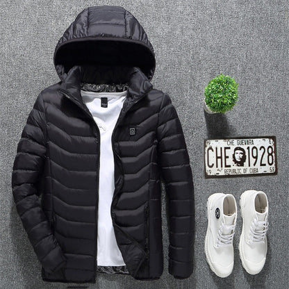 USB Electric Heated Jacket Cotton Coat.