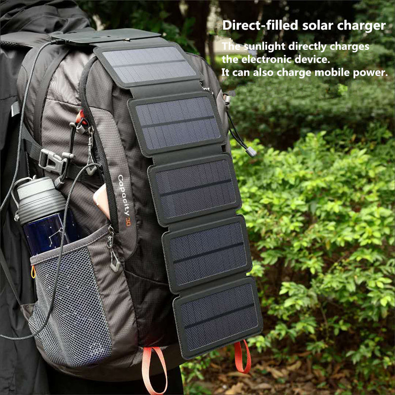 Outdoor Folding Solar Panel Charger - Portable Travel Power Supply!.