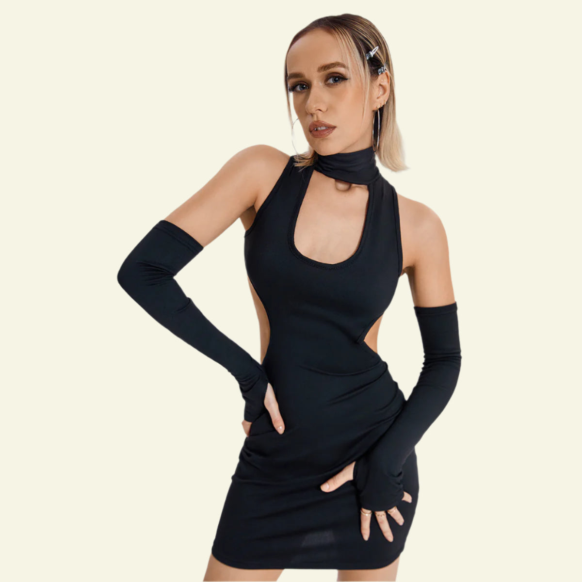 Women's Sleeveless Summer Mini Dress - Slim Fit Clubwear Fashion.