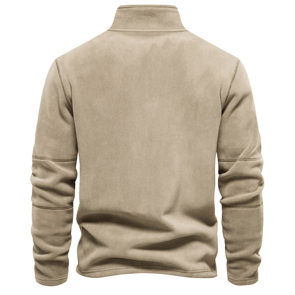 Zippered Sweatshirt - Cozy Winter Wear for Men - Prime