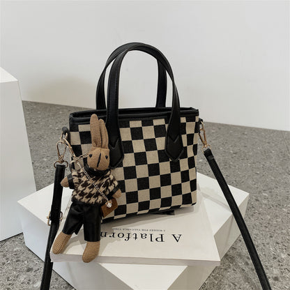 Checkerboard Handbags - Messenger Totes Bag for Women - Prime