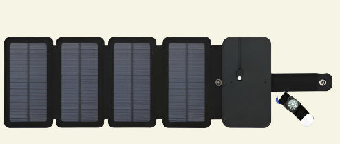 Outdoor Folding Solar Panel Charger - Portable Travel Power Supply!.