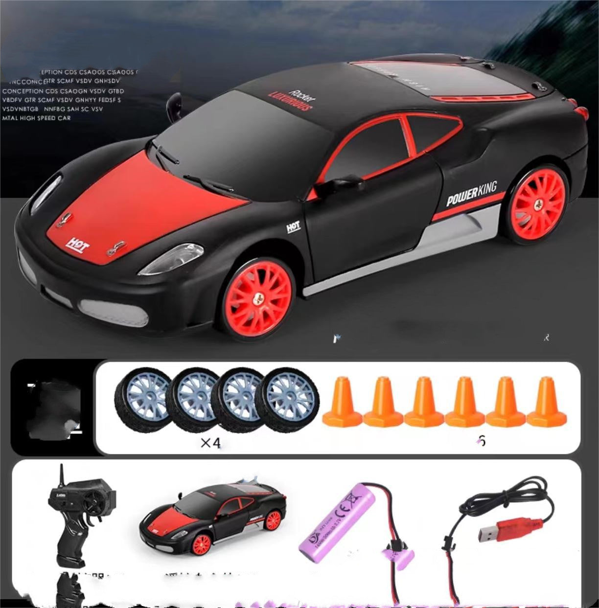 2.4G Drift Rc Car 4WD Toy Remote Control Car.