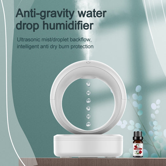 Anti-Gravity Air Humidifier – Silent Countercurrent Design for Soothing Comfort.