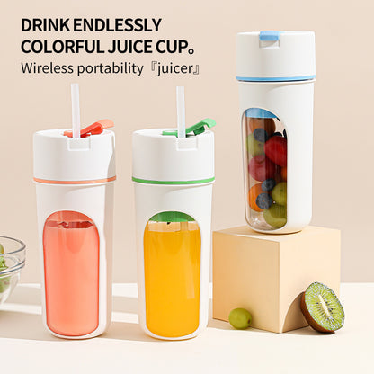 Portable USB Rechargeable Electric Juicer & Blender - Wireless Fruit Mixer & Ice Crusher - Prime