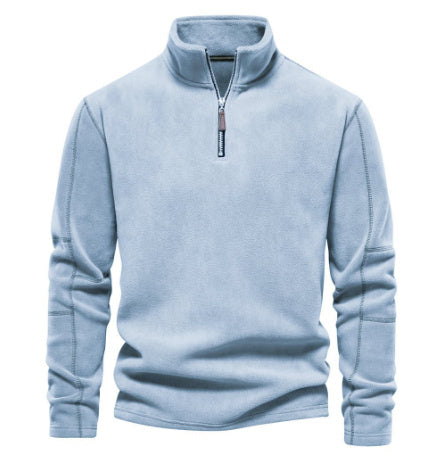 Zippered Sweatshirt - Cozy Winter Wear for Men - Prime