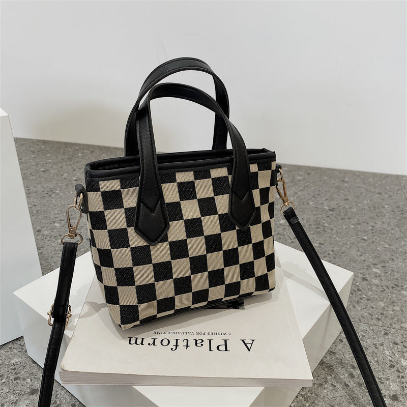 Checkerboard Handbags - Messenger Totes Bag for Women - Prime