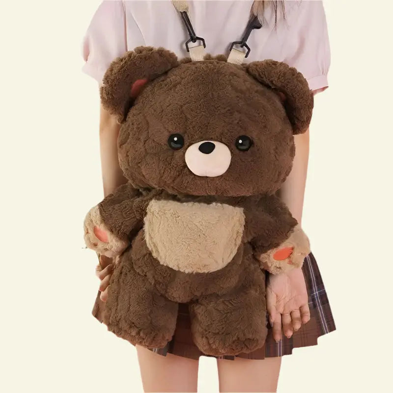 Couple's Love Bear Plush Shoulder Bag – Versatile, Cute & Stylish Backpack for All Prime