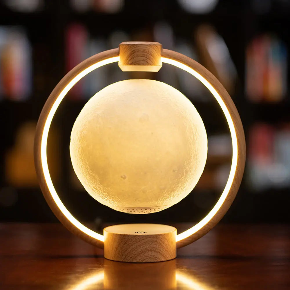 Moon Light Bluetooth 3D Stereo Speaker - Home Decor.