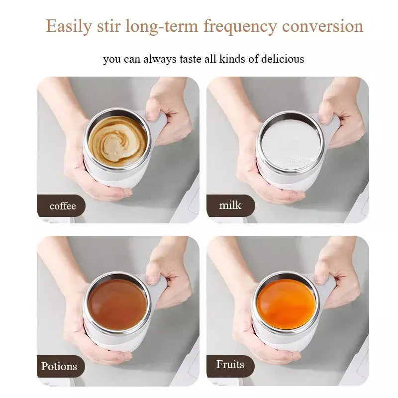 Self-Stirring Magnetic Coffee Mug – High-Value Electric Rotating Cup Prime