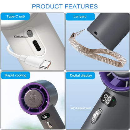 Portable Handheld Turbo Fan - Personal Cooling Solution - Prime