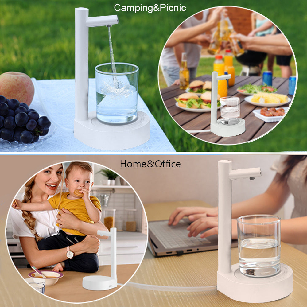 Portable USB Rechargeable Water Dispenser – Modern Design, Easy Hydration & On-the-Go Convenience - Prime