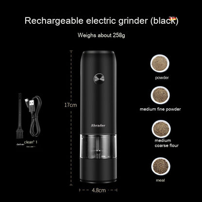 Rechargeable Electric Pepper And Salt Grinder Set.