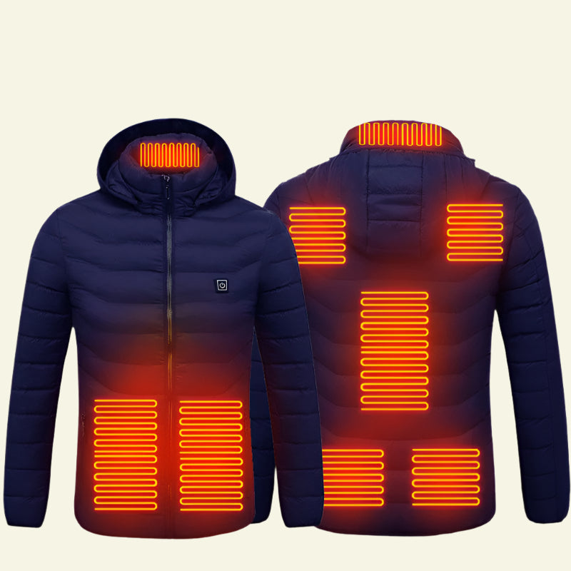 USB Electric Heated Jacket Cotton Coat.