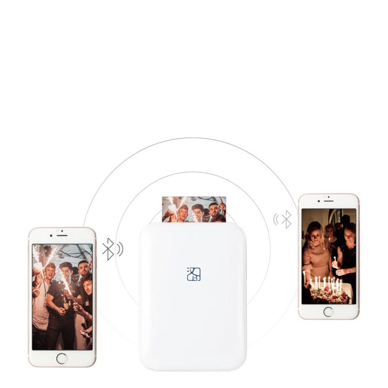 Portable Mini Full Color Wireless Bluetooth Photo Printer.