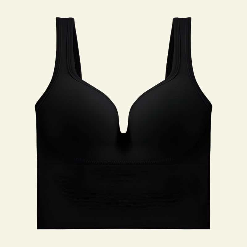 Soft Support Sports Bra – Beauty Back Design with Adjustable Shoulder Straps.