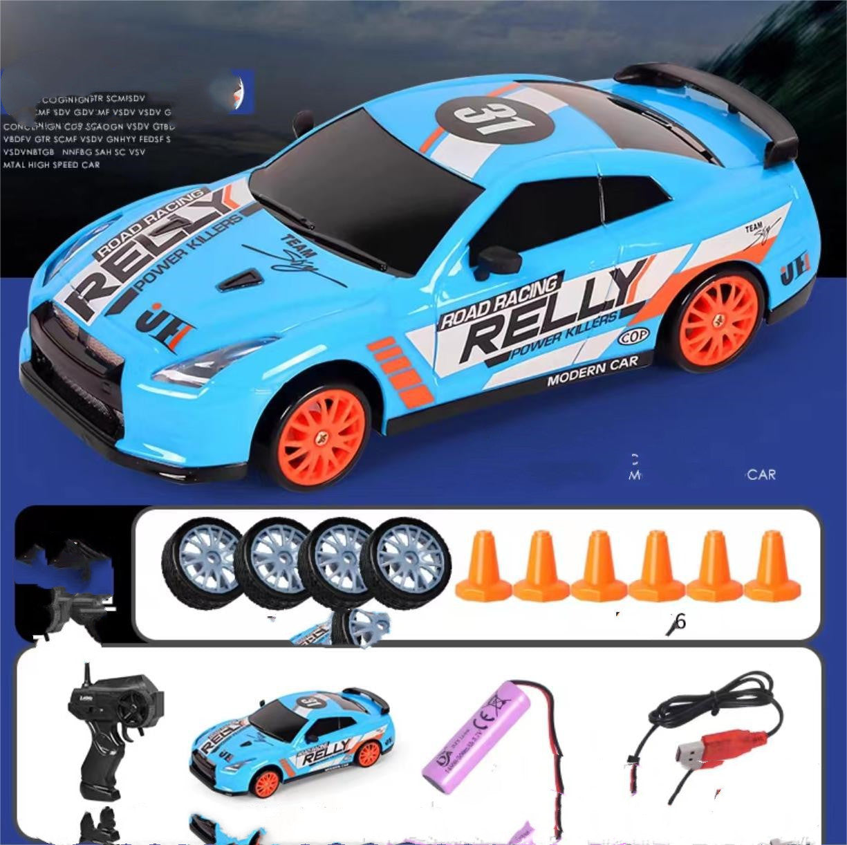 2.4G Drift Rc Car 4WD Toy Remote Control Car.