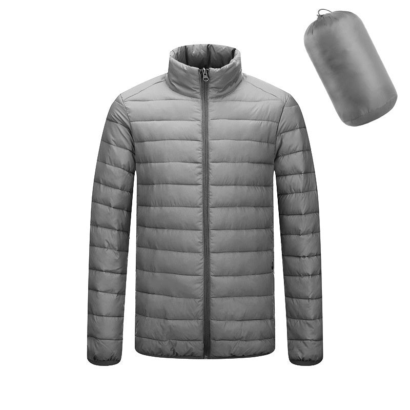 Men’s Lightweight Hooded Winter Jacket – Warm, Stylish & Portable Outerwear - Prime