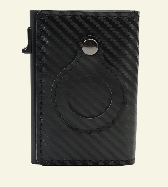 AirTag Wallet Anti Theft Multi-functional Men's Leather Slim Wallets.