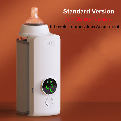 Portable Wireless Rechargeable Baby Bottle Warmer!.