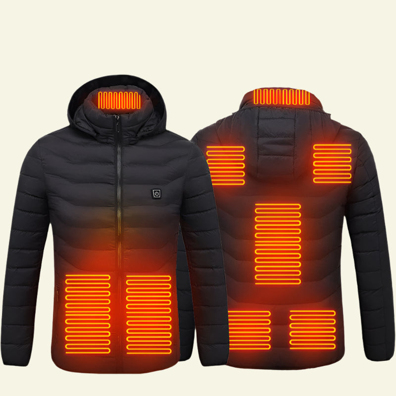 USB Electric Heated Jacket Cotton Coat.