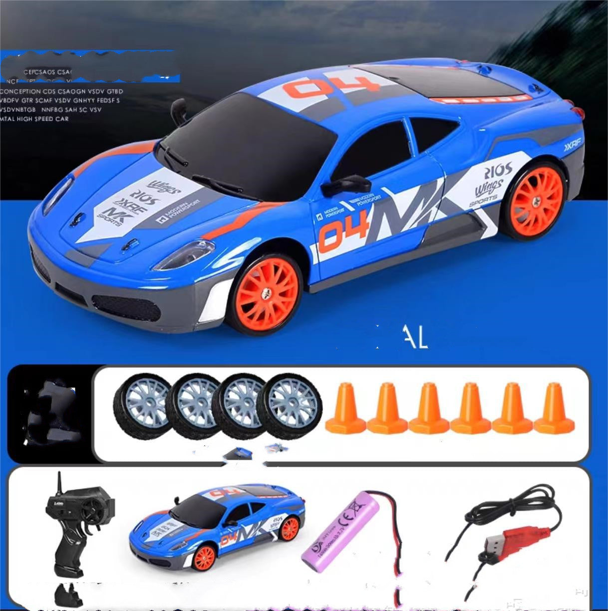 2.4G Drift Rc Car 4WD Toy Remote Control Car.