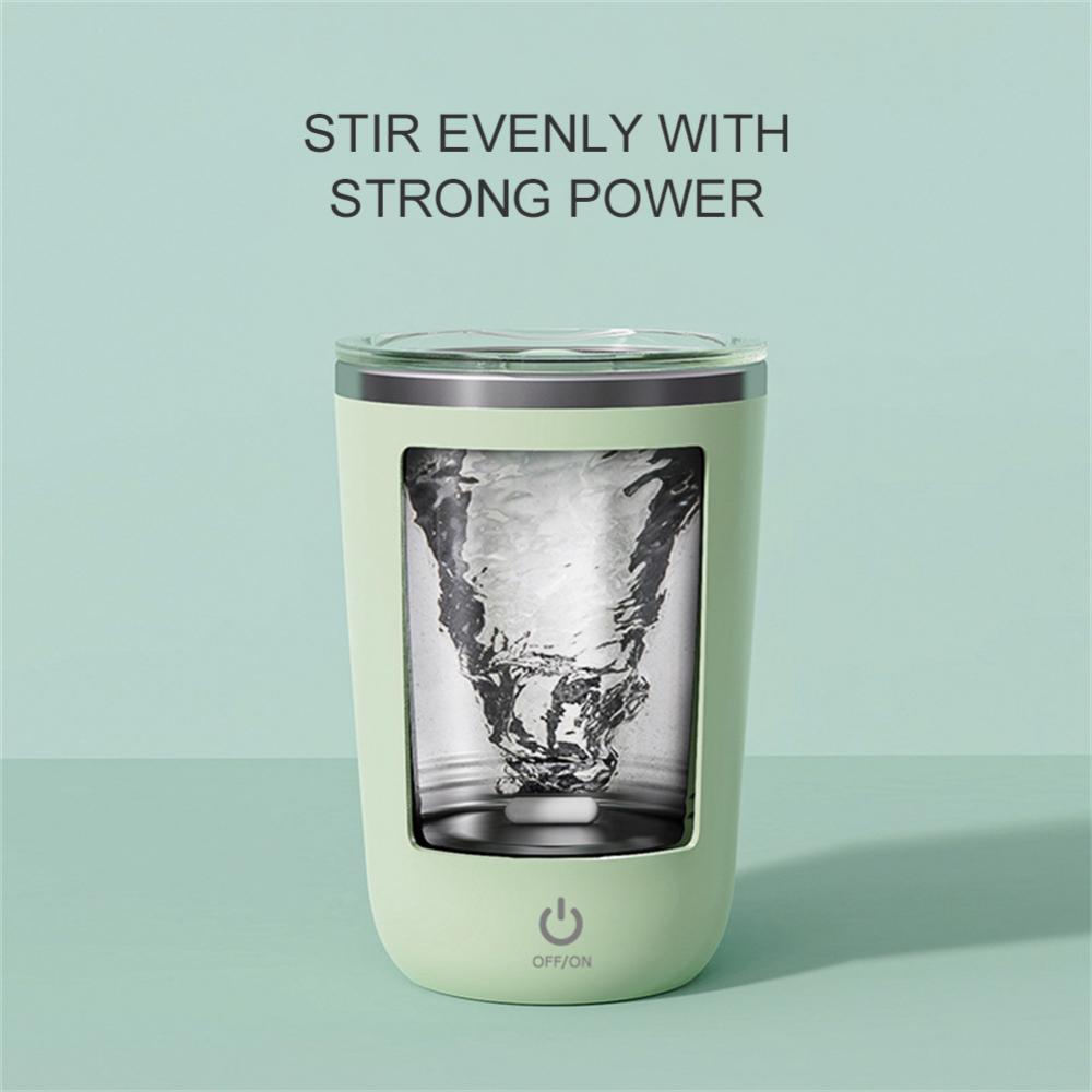 Automatic Self Stirring Electric Stainless Steel Mixing Mug.