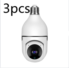 WiFi CAMERA 1080P Bulb 4X Zoom Camera E27 Home 5GWiFi Alarm Monitor.