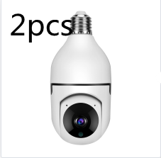 WiFi CAMERA 1080P Bulb 4X Zoom Camera E27 Home 5GWiFi Alarm Monitor.